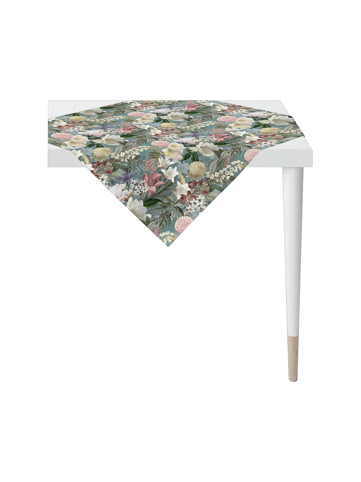 APELT | Mitteldecke 85x85cm HERBSTZEIT petrol | 